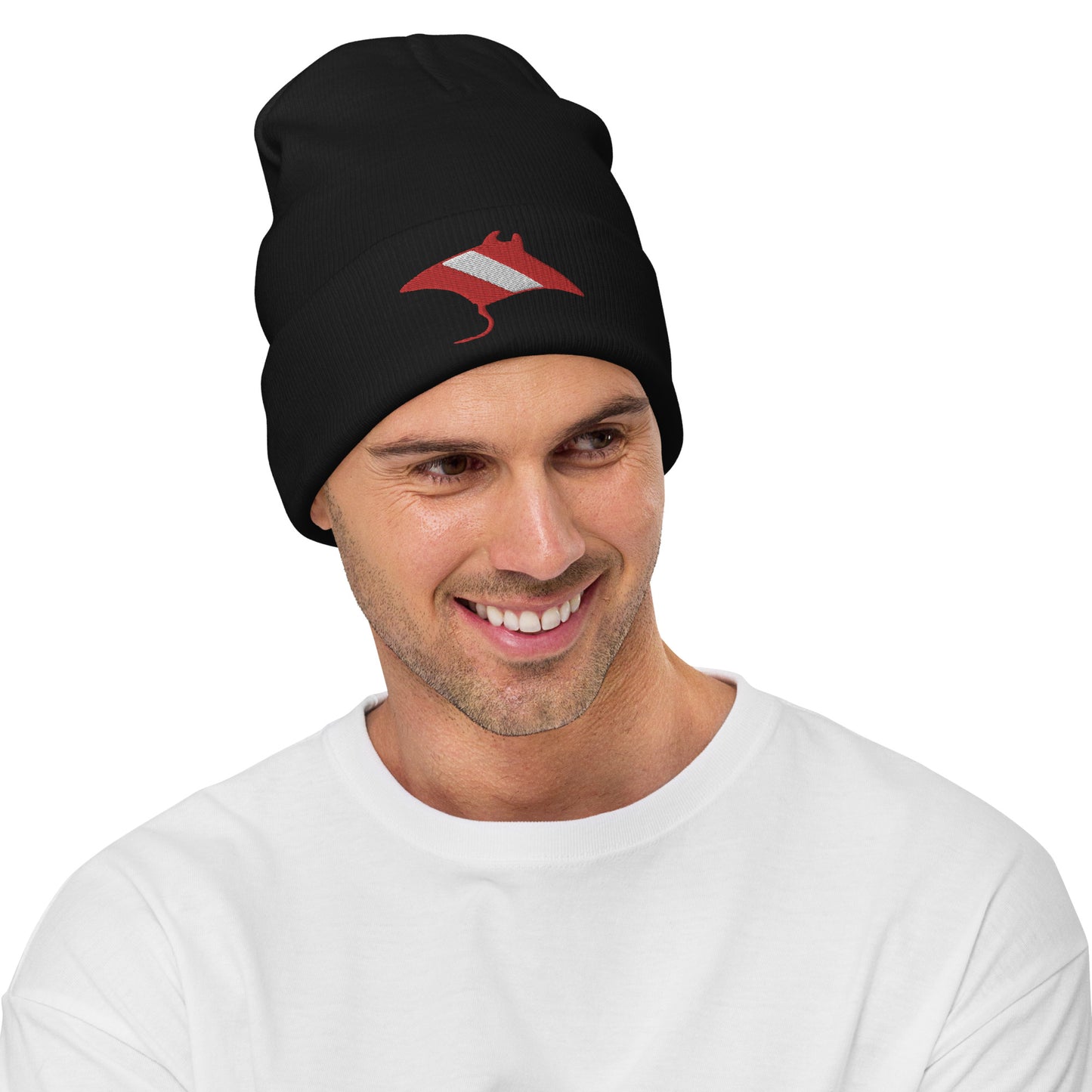 Gorro Manta Ray bordado