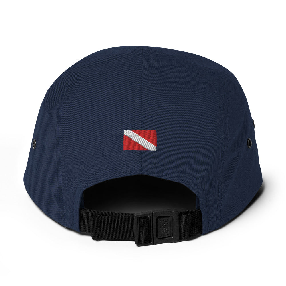 Gorra de cinco paneles