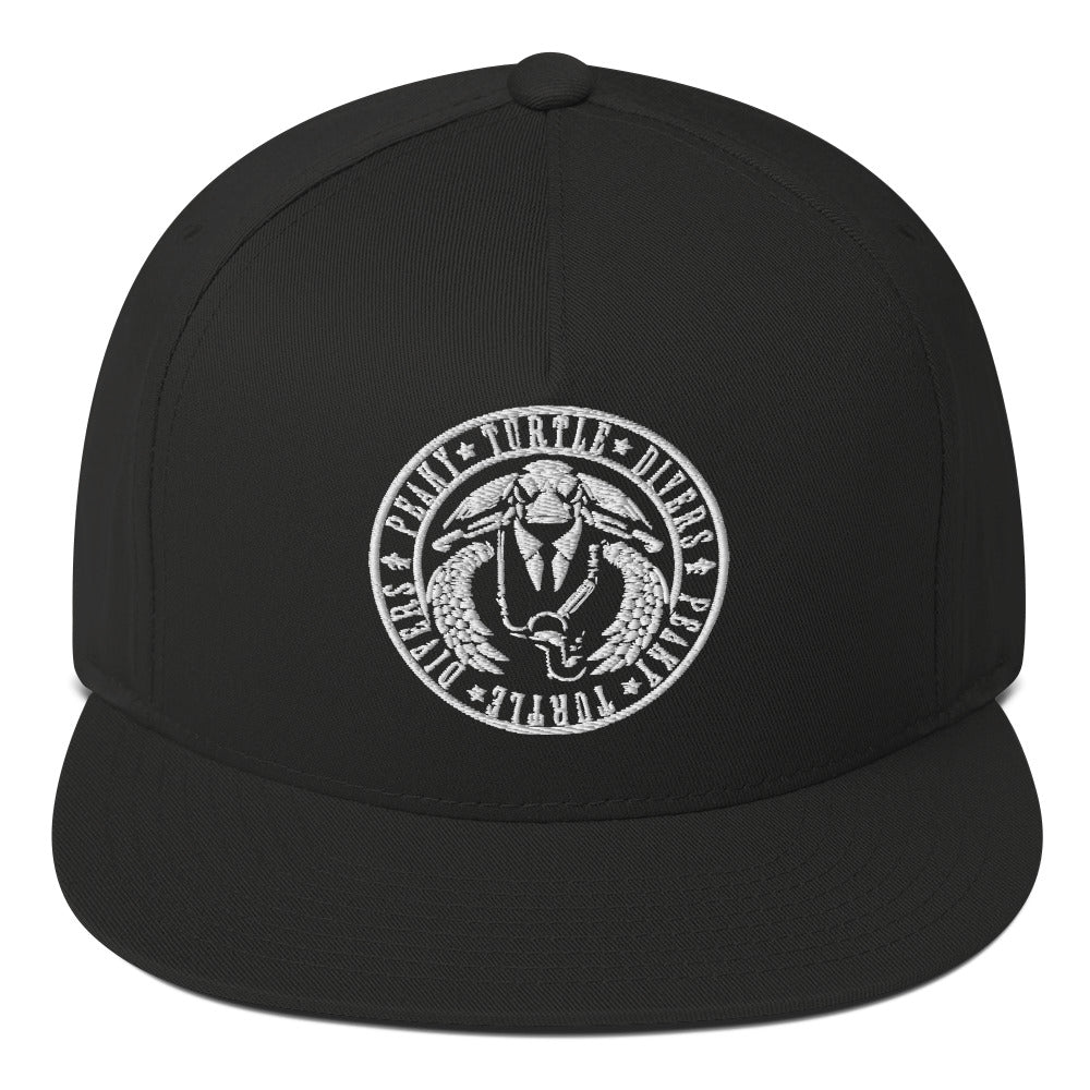 Gorra de visera plana