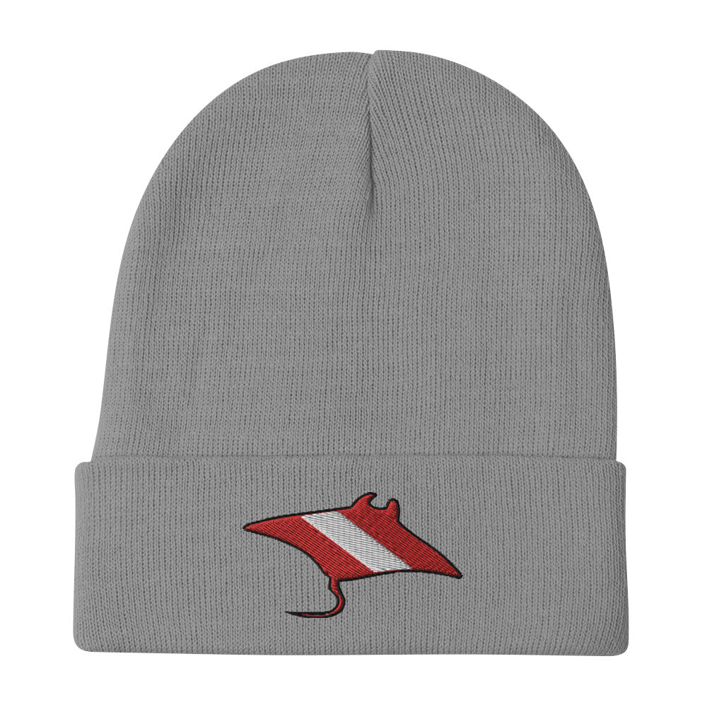 Gorro Manta Ray bordado